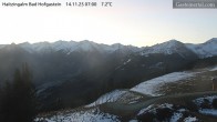 Archiv Foto Webcam Bad Hofgastein: Ausblick Haitzingalm 06:00