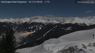 Archiv Foto Webcam Bad Hofgastein: Ausblick Haitzingalm 23:00