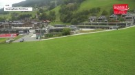 Archived image Webcam Wildkogel: Frühmesserbahn lift - mountain station 09:00