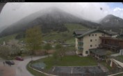 Archived image Webcam features a view of the Tennergebirge mountains 11:00