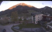Archived image Webcam features a view of the Tennergebirge mountains 00:00