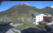 Archived image Webcam features a view of the Tennergebirge mountains 02:00