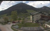 Archived image Webcam features a view of the Tennergebirge mountains 13:00
