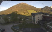 Archived image Webcam features a view of the Tennergebirge mountains 06:00
