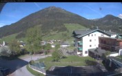 Archived image Webcam features a view of the Tennergebirge mountains 07:00