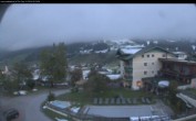 Archived image Webcam features a view of the Tennergebirge mountains 05:00