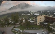 Archived image Webcam features a view of the Tennergebirge mountains 06:00