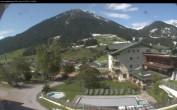 Archived image Webcam features a view of the Tennergebirge mountains 11:00