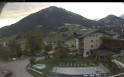 Archived image Webcam features a view of the Tennergebirge mountains 17:00