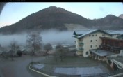 Archived image Webcam features a view of the Tennergebirge mountains 06:00