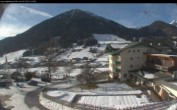 Archived image Webcam features a view of the Tennergebirge mountains 13:00