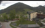 Archived image Webcam features a view of the Tennergebirge mountains 05:00