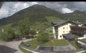 Archived image Webcam features a view of the Tennergebirge mountains 09:00