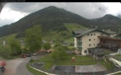 Archived image Webcam features a view of the Tennergebirge mountains 13:00