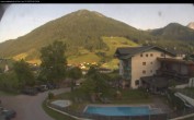 Archived image Webcam features a view of the Tennergebirge mountains 05:00