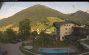 Archived image Webcam features a view of the Tennergebirge mountains 06:00