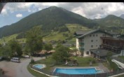 Archived image Webcam features a view of the Tennergebirge mountains 11:00