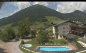 Archived image Webcam features a view of the Tennergebirge mountains 11:00