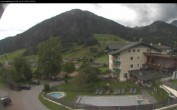 Archived image Webcam features a view of the Tennergebirge mountains 13:00