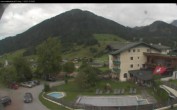 Archived image Webcam features a view of the Tennergebirge mountains 09:00