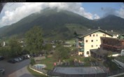 Archived image Webcam features a view of the Tennergebirge mountains 07:00