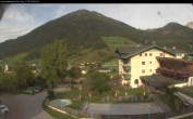 Archived image Webcam features a view of the Tennergebirge mountains 06:00