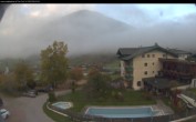 Archived image Webcam features a view of the Tennergebirge mountains 07:00