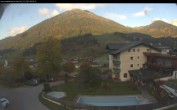 Archived image Webcam features a view of the Tennergebirge mountains 07:00