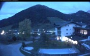 Archived image Webcam features a view of the Tennergebirge mountains 06:00
