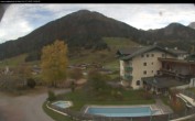 Archived image Webcam features a view of the Tennergebirge mountains 09:00