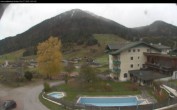Archived image Webcam features a view of the Tennergebirge mountains 09:00