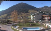 Archived image Webcam features a view of the Tennergebirge mountains 11:00