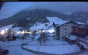 Archived image Webcam features a view of the Tennergebirge mountains 05:00