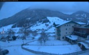 Archived image Webcam features a view of the Tennergebirge mountains 06:00