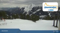 Archived image Webcam Zauchensee: Gamskogelhütte Restaurant 10:00