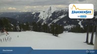 Archived image Webcam Zauchensee: Gamskogelhütte Restaurant 14:00