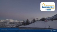 Archived image Webcam Zauchensee: Gamskogelhütte Restaurant 00:00