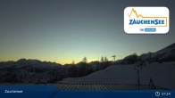 Archived image Webcam Zauchensee: Gamskogelhütte Restaurant 07:00