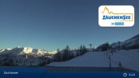 Archived image Webcam Zauchensee: Gamskogelhütte Restaurant 14:00