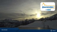 Archived image Webcam Zauchensee: Gamskogelhütte Restaurant 03:00