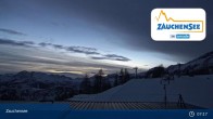 Archived image Webcam Zauchensee: Gamskogelhütte Restaurant 06:00