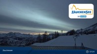 Archived image Webcam Zauchensee: Gamskogelhütte Restaurant 07:00