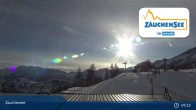 Archived image Webcam Zauchensee: Gamskogelhütte Restaurant 08:00