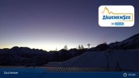 Archived image Webcam Zauchensee: Gamskogelhütte Restaurant 06:00