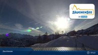 Archived image Webcam Zauchensee: Gamskogelhütte Restaurant 08:00