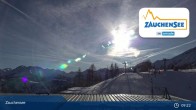 Archived image Webcam Zauchensee: Gamskogelhütte Restaurant 08:00