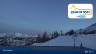 Archived image Webcam Zauchensee: Gamskogelhütte Restaurant 16:00