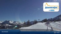 Archived image Webcam Zauchensee: Gamskogelhütte Restaurant 10:00