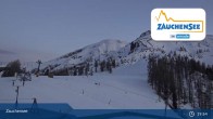 Archived image Webcam Zauchensee: Gamskogelhütte Restaurant 00:00
