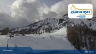 Archived image Webcam Zauchensee: Gamskogelhütte Restaurant 07:00